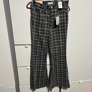 Altar'd State Monochrome Plaid Pants